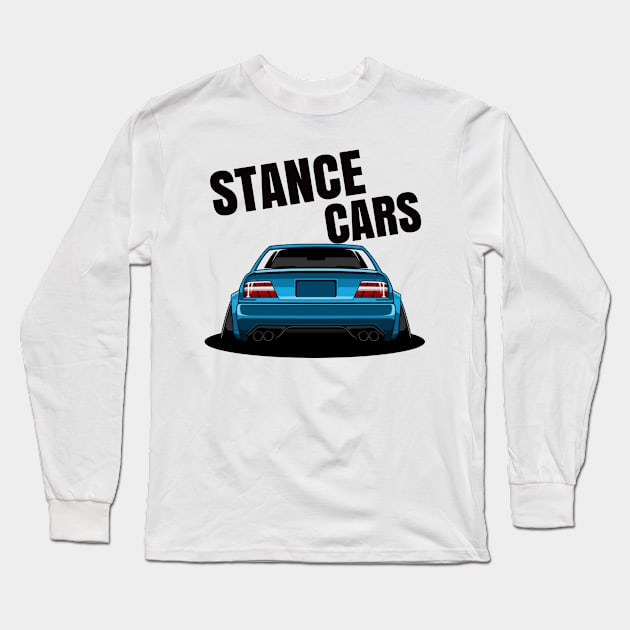 Stance Cars Long Sleeve T-Shirt by MOTOSHIFT